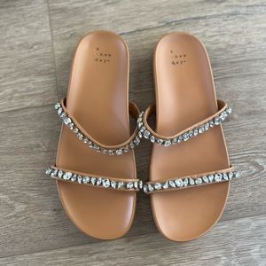 A New Day Women’s Tan Sandals Size 8.5